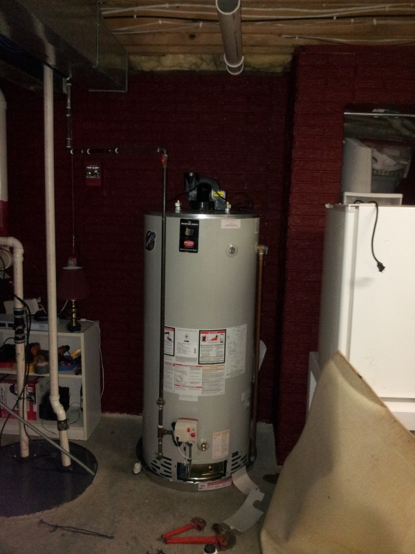 Broken Water Heater to Replace